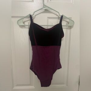 Suffolk Adult Small Purple Velvet Camisole Leotard